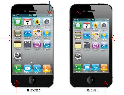 iPhone 5 yeni dizayna ve daha büyük ekrana sahip olacak!