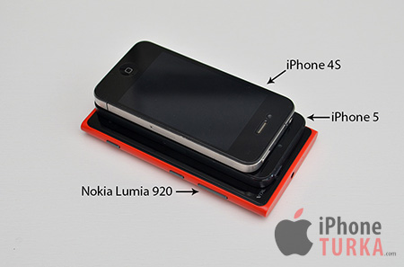 iPhone 5, iPhone 4S ve Nokia Lumia 920 gerçek karşılaştırması