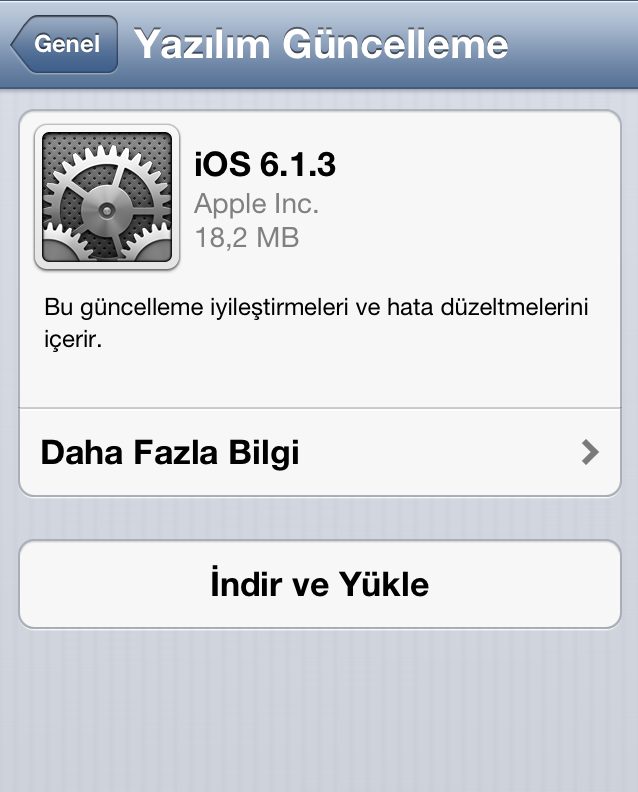 Apple güvenlik açığını gidermek için iOS 6.1.3 güncellemesini çıkarttı