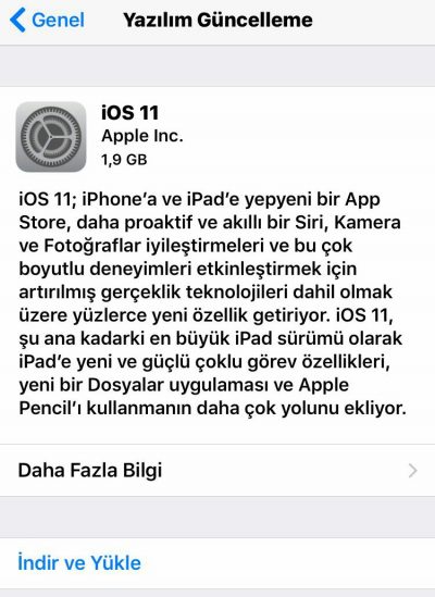 iOS 11 genel sürümü yayınlandı, güncelleme zamanı!